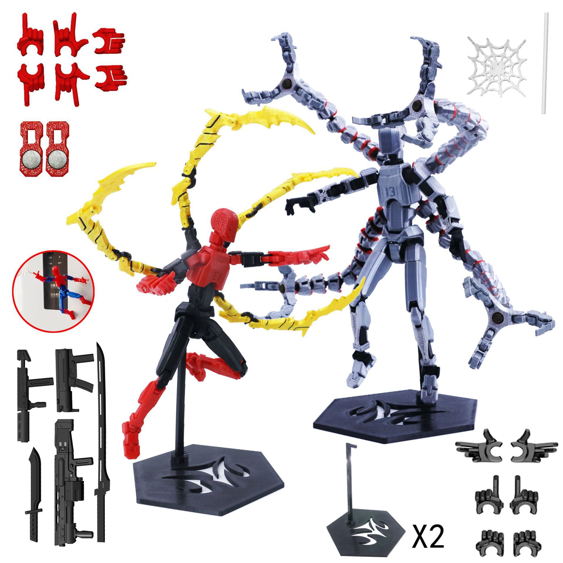 3D Printing Joints - 3D печатная модель робота, игрушка, подвижные