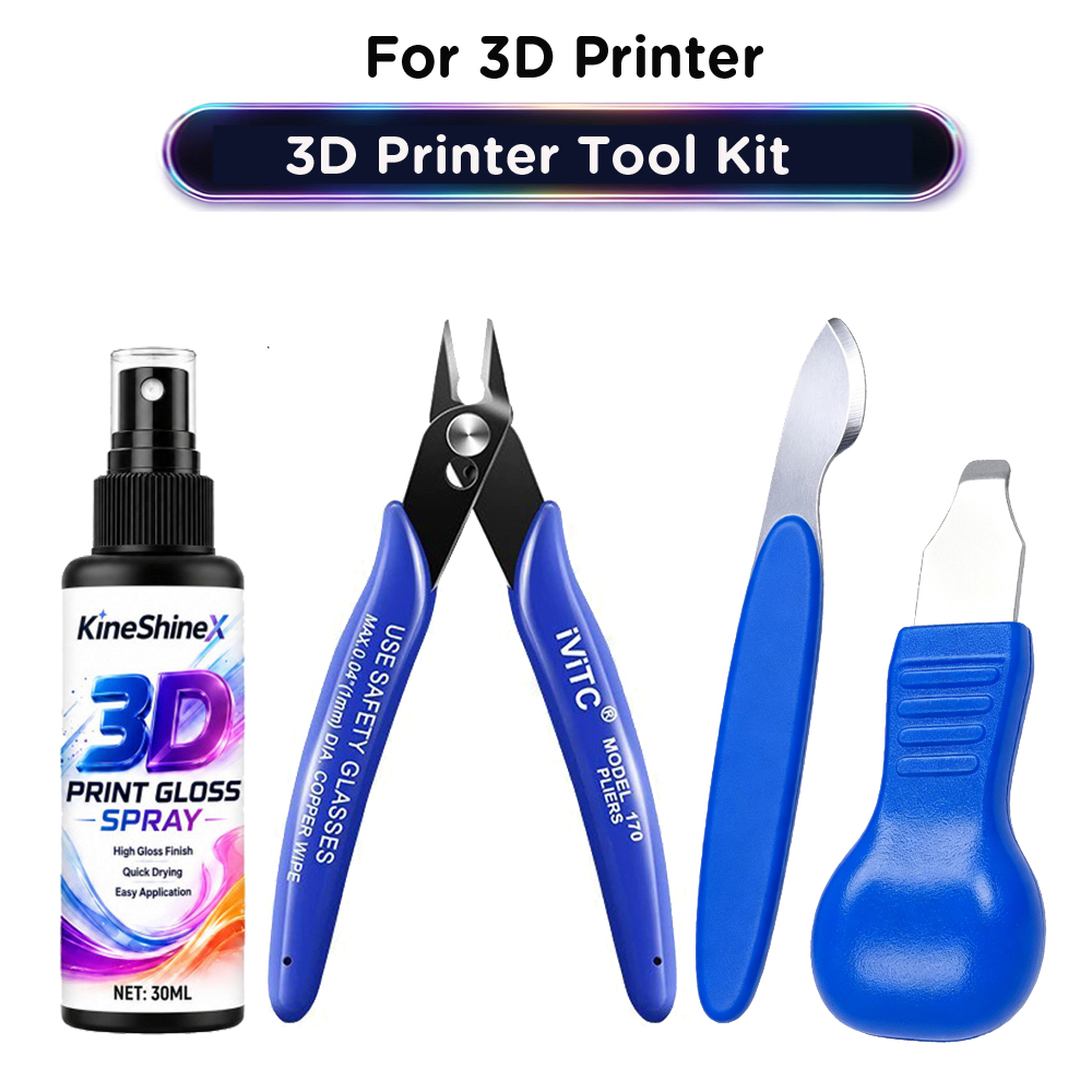 Print Removal Spatula - Набор для постобработки 3D-печати, глянцевый спрей