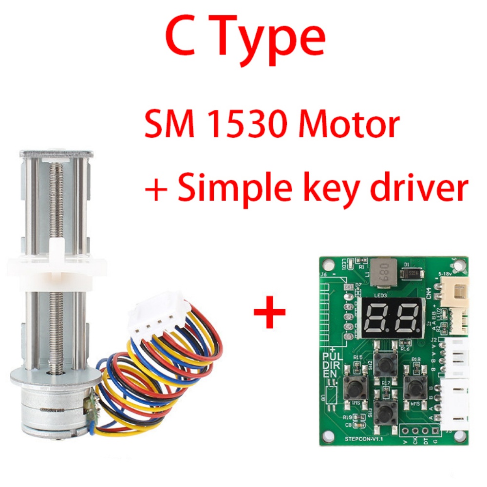 Линейный шаговый двигатель SM1 – обзор и цена Lead Screw Stepper