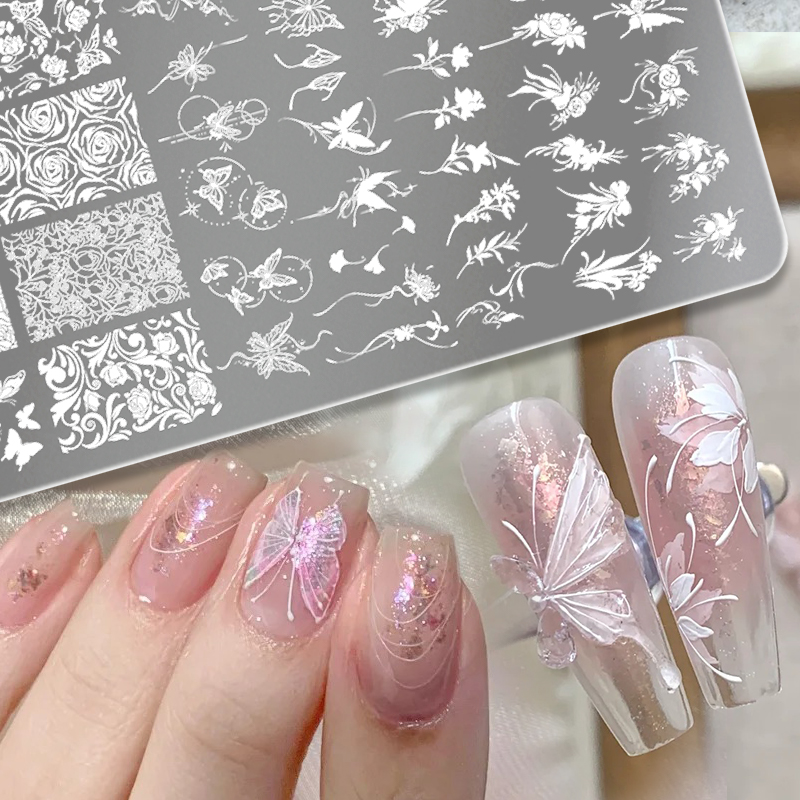 BORN PRETTY листья цветок диза – обзор и цена 3D Printing Stainless Steel