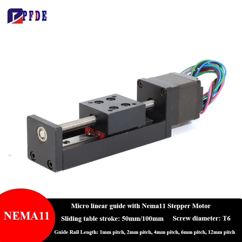 Шаговый двигатель NEMA11, мини – обзор и цена Lead Screw Stepper
